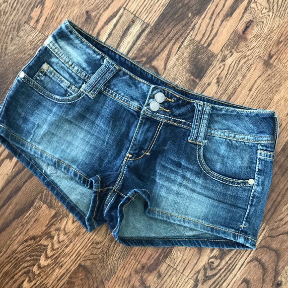 DECREE Stretch Denim Shorts - Picture 1 of 10